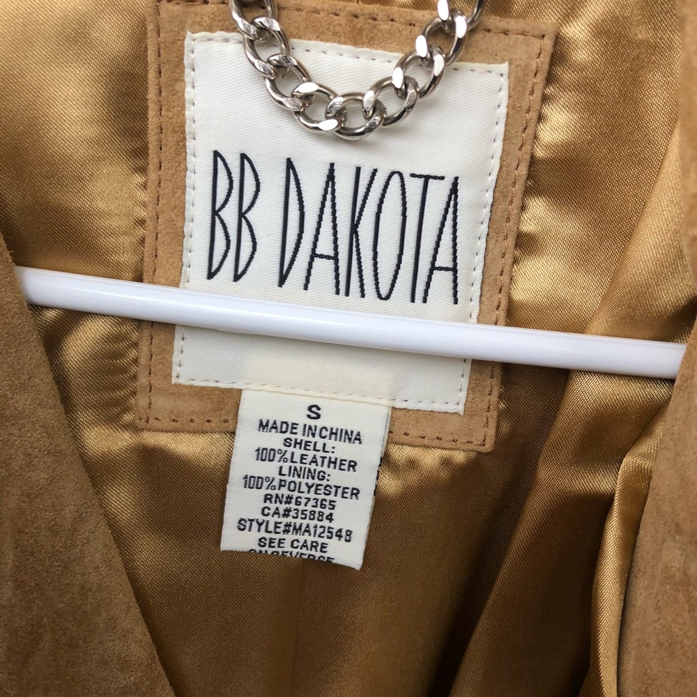 Tan suede jacket - Picture 2 of 5
